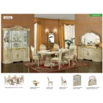 White Lacquer Dining Set