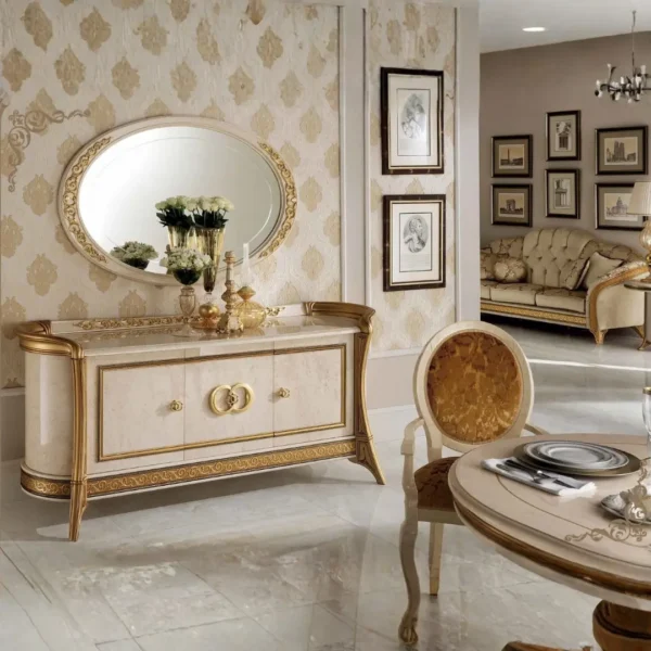High Gloss Lacquer Melodia Day Dining Room Set
