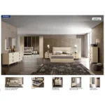 High Gloss Lacquer Ambra Bed By ESF Furniture - Image 4
