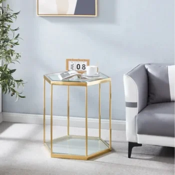 ET1042 End Table Glass by Artisan furniture