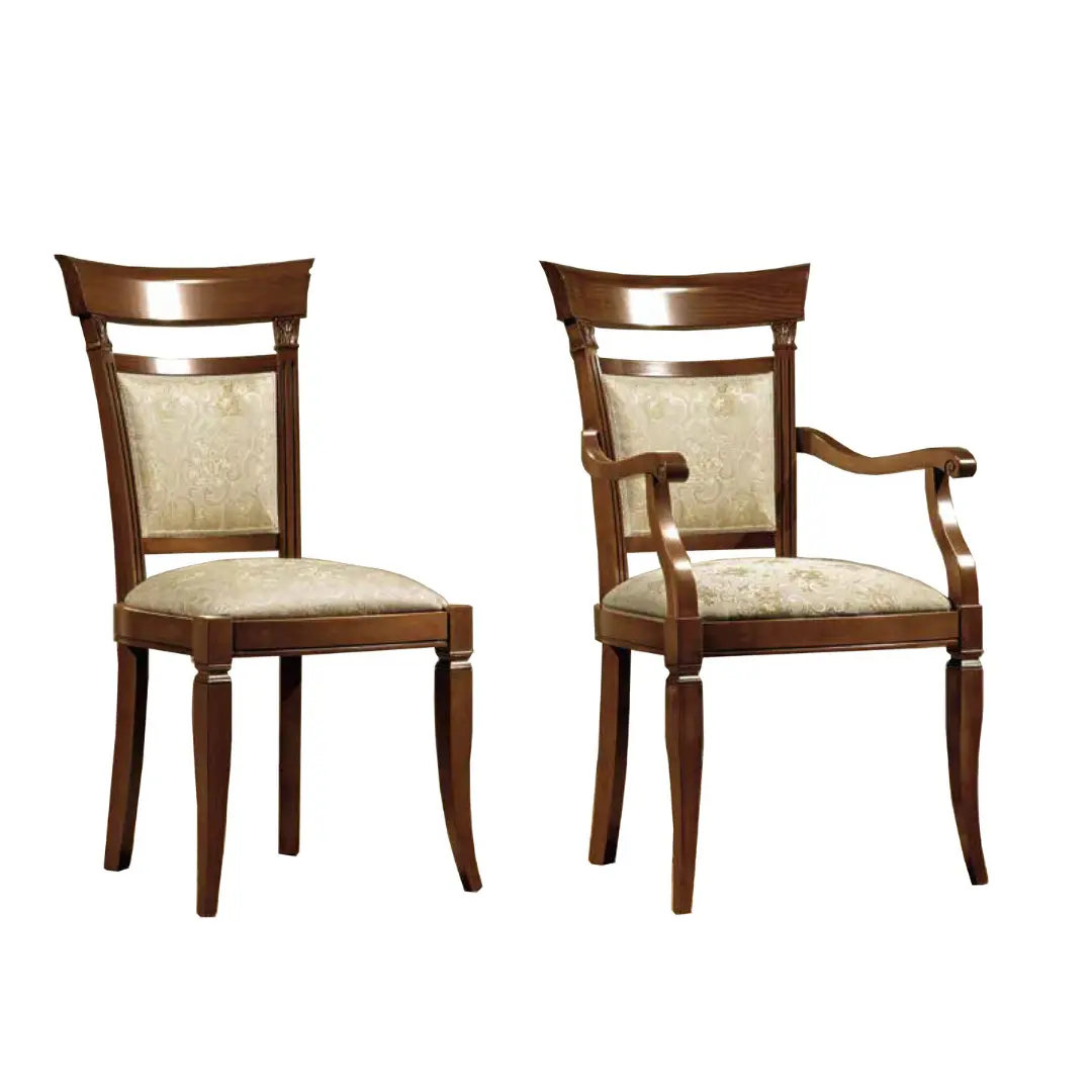 Treviso Chairs Cherry By Esf Furniture | Mobilia Cleopatra 3 Treviso Chairs Cherry