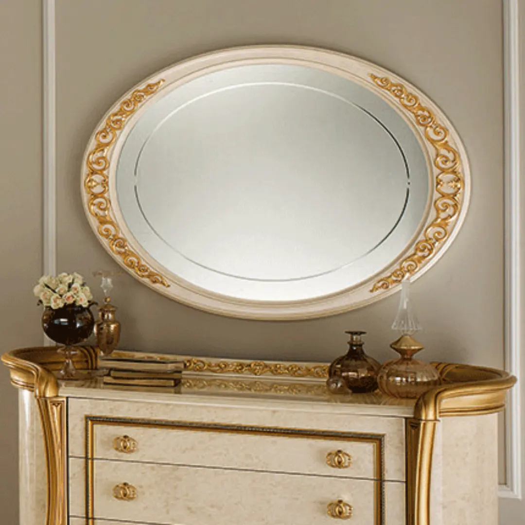 Melodia Mirror For Dresser By Esf Furniture | Mobilia Cleopatra 3 Melodia Mirror for Dresser