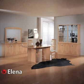 Shiny Elena Dining Room Set