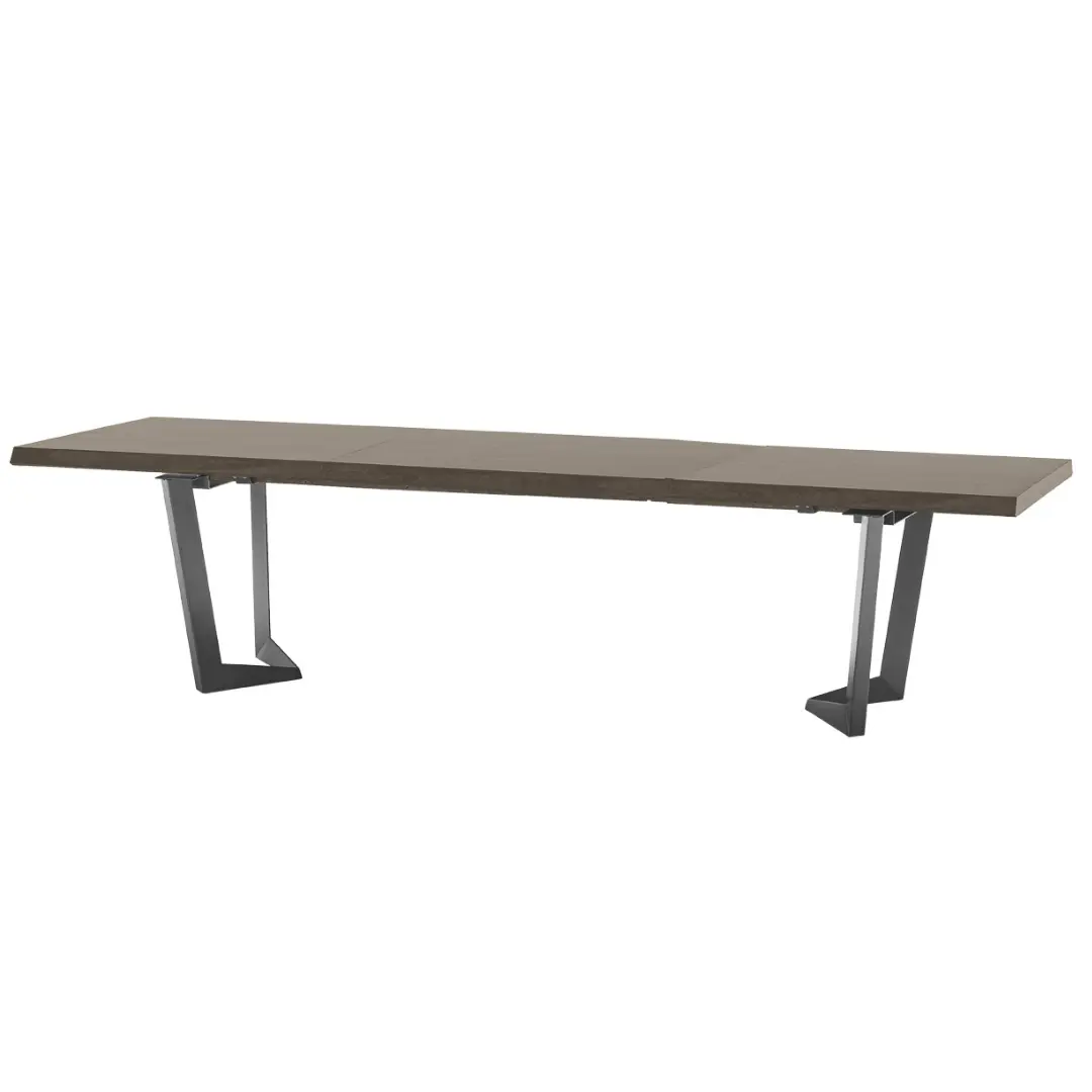 High Gloss Lacquer Elite Dining Table Brown Silver Birch By Esf Furniture | Mobilia Cleopatra 3 High Gloss Lacquer Elite Dining Table Brown Silver Birch