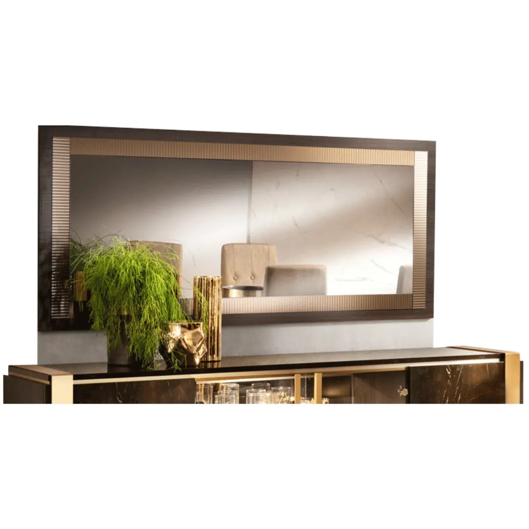 Essenza Mirror For 4-Door Buffet By Esf Furniture | Mobilia Cleopatra 3 Essenza Mirror for 4-Door Buffet