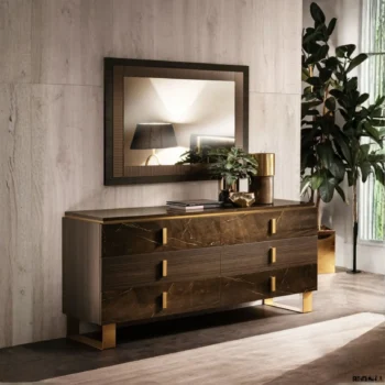 Shiny Essenza Double Dresser / Mirror