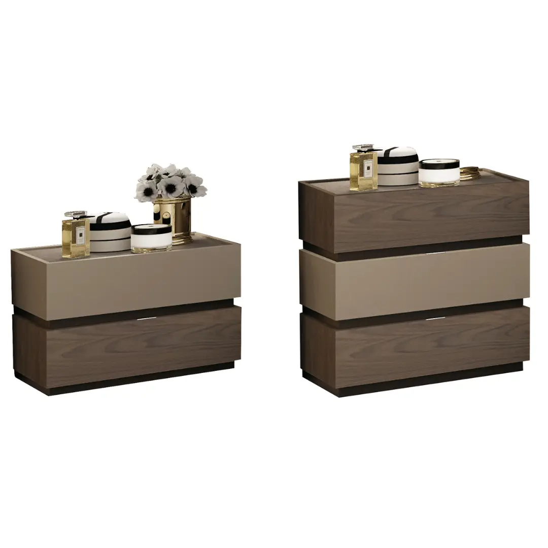 Mat Leo Nightstand By Esf Furniture | Mobilia Cleopatra 3 Mat Leo Nightstand