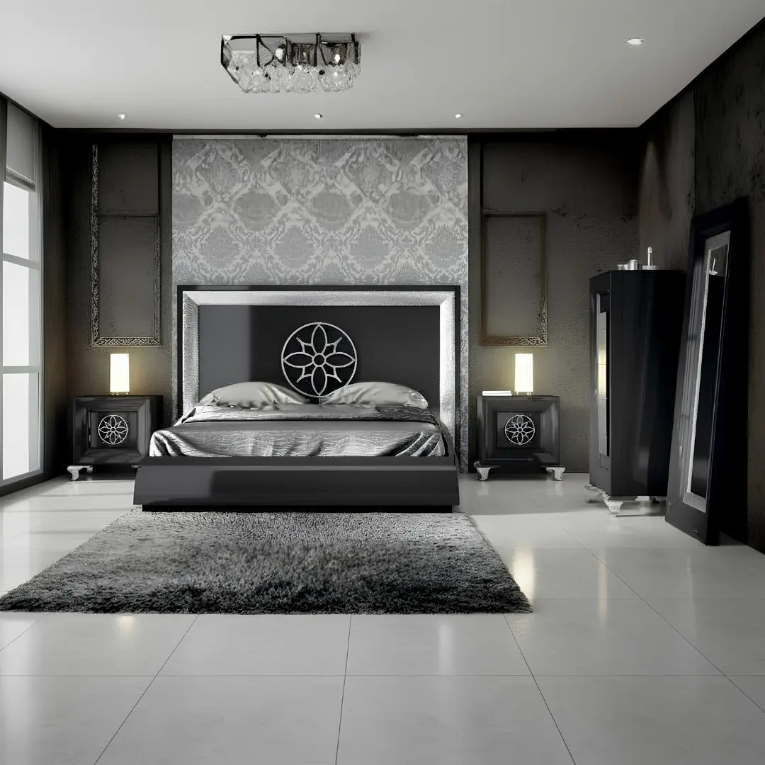 Dor 147 Bedroom Set By Esf Furniture | Mobilia Cleopatra 3 DOR 147 Bedroom Set