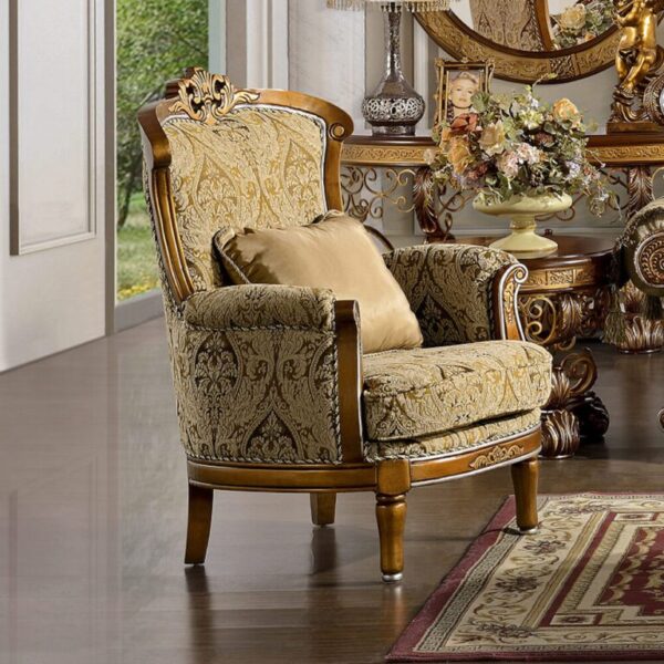 Medium Golden Tan 3PC Sofa Set HD-369 By Homey Design - Image 4