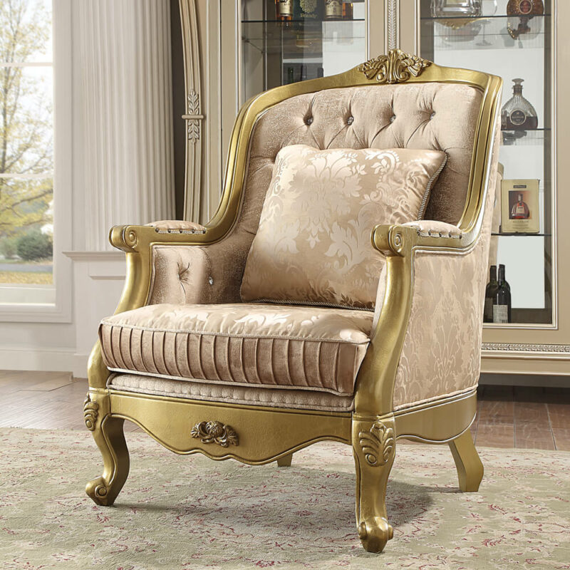Chair Hd-663 By Homey Design | Mobilia Cleopatra 3 Chair HD-663 By Homey Design - Image 1