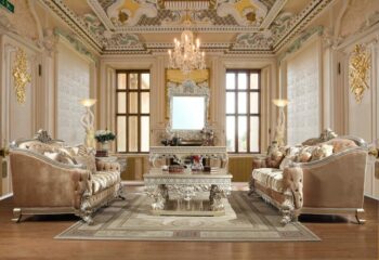Belle Silver 3PCs Sofa Set HD-820 By Homey Design