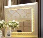 Belle Silver 5PCs Eastern King Bedroom Set HD-918 By Homey Design - Image 3