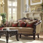 Extra Drk Walnut & SM Hazelnut Finish 3PCs Sofa Set HD-2655 By Homey Design - Image 2