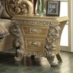 Pickle Frost & Silver 5 PCs Eastern King Bedroom Set HD-7012 By Homey Design - Image 2