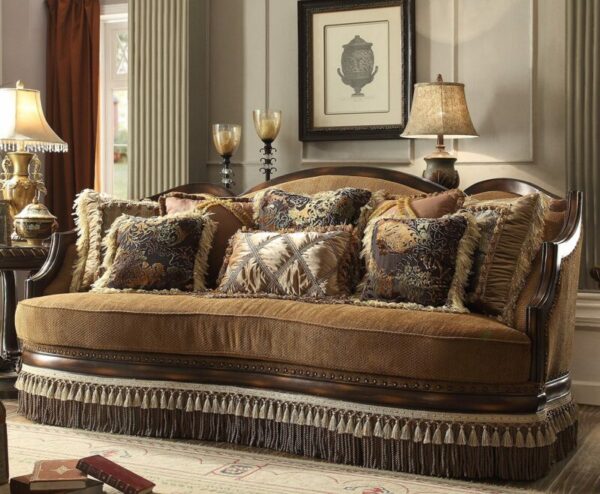 Dark Oak 3PCs Sofa Set HD-9344 By Homey Design - Image 3