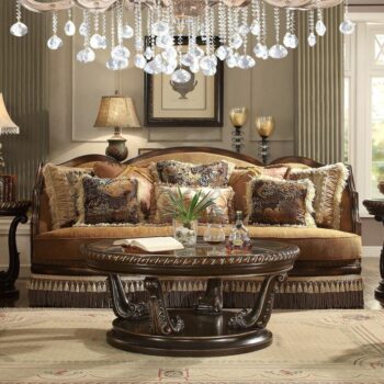 Dark Oak Sofa HD-9344 By Homey Design