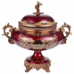 Bronze & Ruby Red URN HD-6009XL By Homey Design
