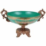 Bronze & Emerald Green Bowl HD-6001-3H By Homey Design