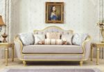 Metallic Gold 3PC Sofa Set HD-710 By Homey Design - Image 2