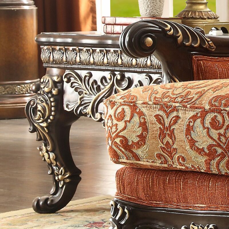 Extra Dark Walnut End Table Hd-1101 C By Homey Design | Mobilia Cleopatra 3 Extra Dark Walnut End Table HD-1101 C By Homey Design - Image 1