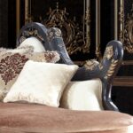 Black Enamel Finish 3PC Sofa Set HD-9666 By Homey Design - Image 4