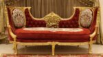 Gold Red Sofa, mobilia furniture