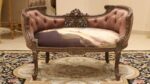 Handmade Brown Peach Lady Bench