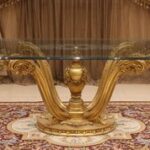 Handmade Gold Green Pistachio Tree Dining Set - Image 3