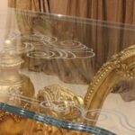 Handmade Gold Green Pistachio Tree Dining Set - Image 5