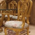 Handmade Gold Green Pistachio Tree Dining Set - Image 6