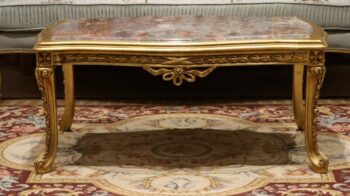 Handmade Gold Green Pistachio Coffee Table |