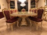 Handmade White Red Buffet - Image 7