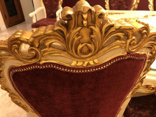 Handmade White Red Buffet - Image 12