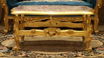 Handmade Gold Sand Blue Navy Coffee Table |