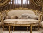 Handmade Gold Coffee Tree Sofa