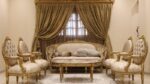 Handmade Gold Coffee Tree Sofa - Image 5