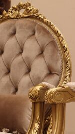Handmade Gold Coffee Tree Chair - Image 7
