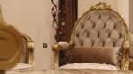 Handmade Gold Coffee Tree Chair - Image 8