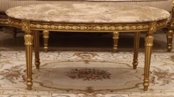 Handmade Gold Coffee Tree Coffee Table |