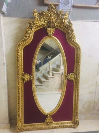 Handmade French Red Board Mirror |