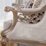 Luxury Silver 3 PCs Sofa Set HD-20353 By Homey Design - Image 3