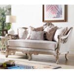 Luxury Silver 3 PCs Sofa Set HD-20353 By Homey Design - Image 4