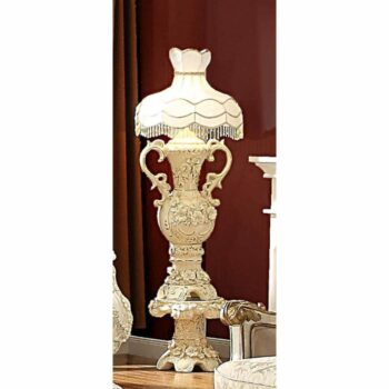 White & Gold Finish 45″Lamp HD-2177 By Homey Design