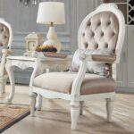 Ivory Finish 3PCs Salon Sofa Set HD-2672 By Homey Design - Image 2