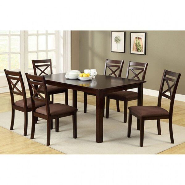 Weston 7 Pc. Dining Table Set  CM3400T-7PK BY Furniture of America - Image 2