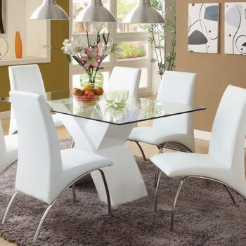 Wailoa Dining Table  CM8370WH-T BY Furniture of America