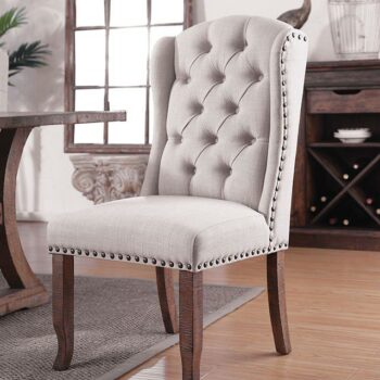 Gianna Wingback Chair Set of 2 BY Furniture of America