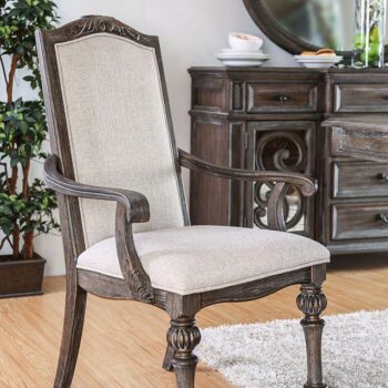Arcadia Arm Chair Set of 2 BY Furniture of America