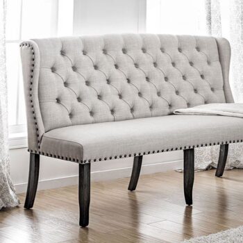 Sania 3 Seater Loveseat Bench By Furniture of America