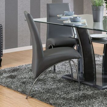 Wailoa Gray Side Chair Set of 2 BY Furniture of America